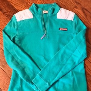 Vineyard vines half zip pull over